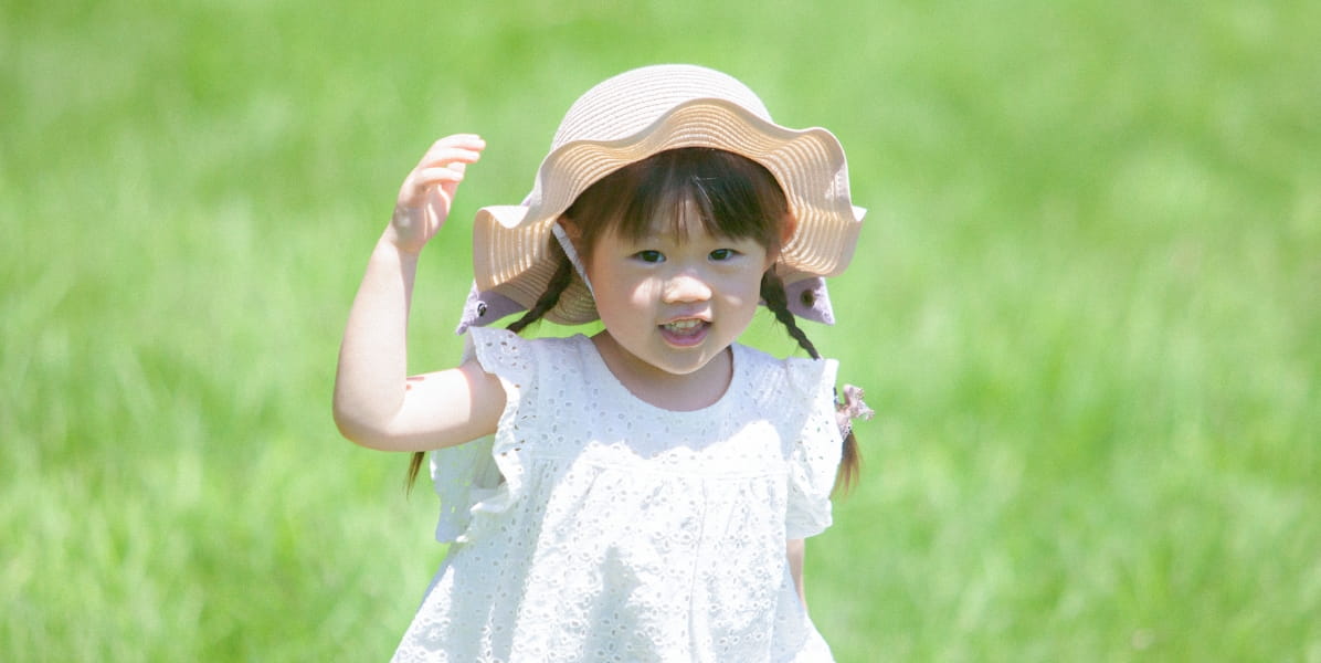 フォトブックやフォトグッズに使用する子どもの写真イメージ