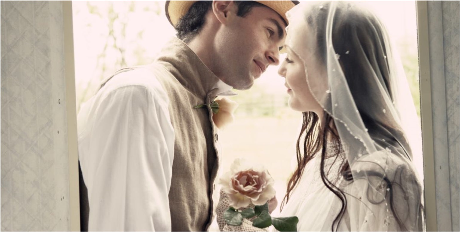 フォトブックのデザインテンプレート「marriage（正方形）」