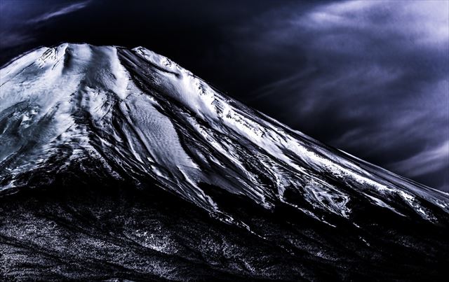 ダイナミックな富士山